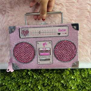 Barbie Rhinestone Stereo Crossbody Bag